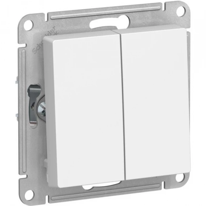 2-клавишный переключатель SCHNEIDER ELECTRIC ATLASDESIGN 10АХ, механизм, лотос ATN001365 2-клавишный переключатель SCHNEIDER ELECTRIC ATLASDESIGN 10АХ, механизм, лотос ATN001365