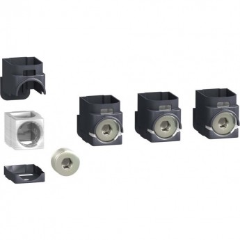 Алюминиевые защелкивающиеся клеммы SCHNEIDER ELECTRIC COMPACT до 250А 25-95 ММ2 4шт