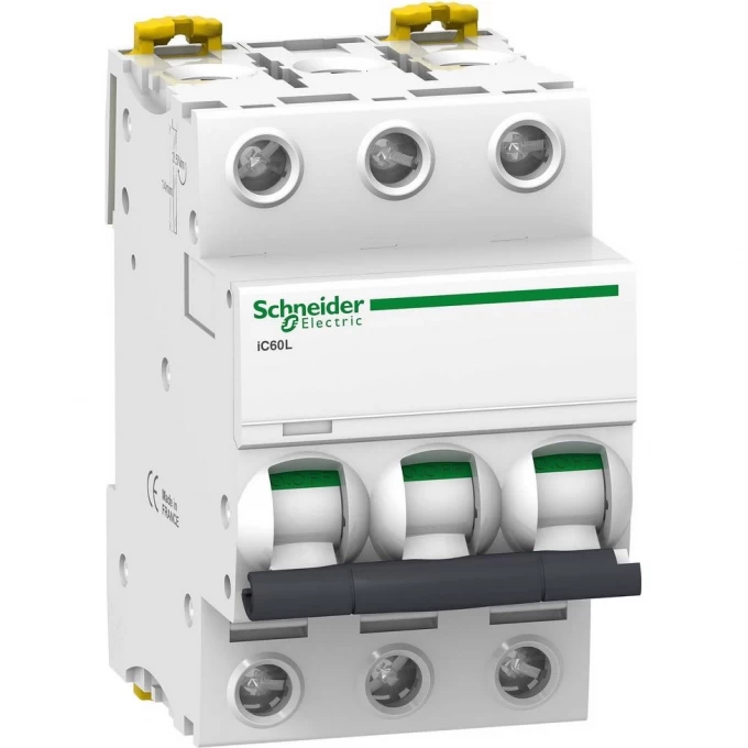 Автоматический выключатель SCHNEIDER ELECTRIC ACTI 9 iC60L 3П 10A B A9F93310 Автоматический выключатель SCHNEIDER ELECTRIC ACTI 9 iC60L 3П 10A B A9F93310