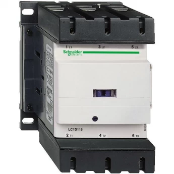 Контактор SCHNEIDER ELECTRIC TESYS D 3Р,115 A,НО+НЗ,230V 50/60 ГЦ,ЗАЖИМ ПОД ВИНТ,