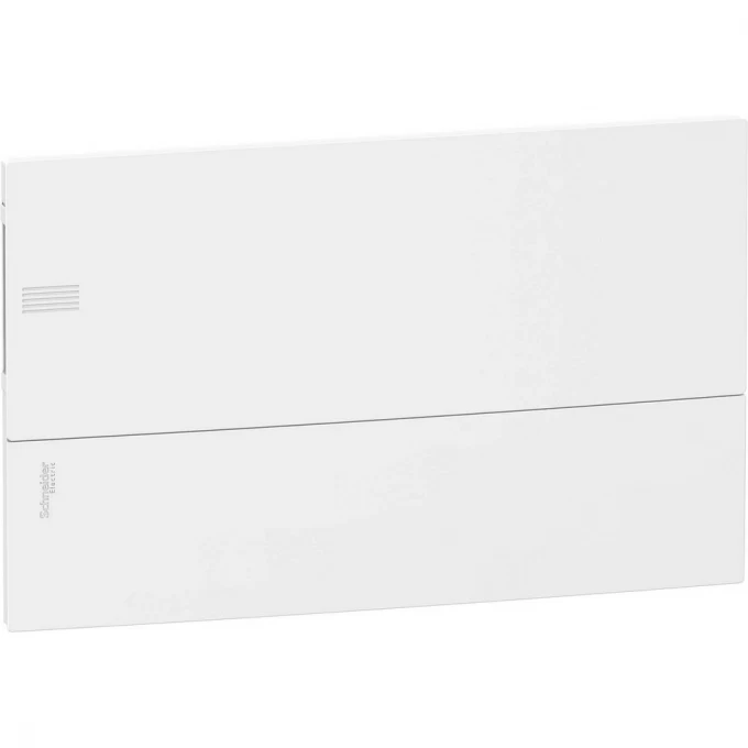 Щит встраиваемый SCHNEIDER ELECTRIC MINI PRAGMA с белой дверцей 1РЯД/18МОД,IP40,IK07,63А,2 клеммы,Италия MIP22118