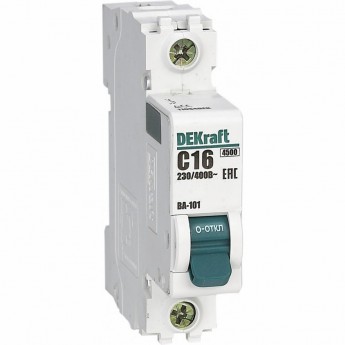 Автоматический выключатель SCHNEIDER ELECTRIC DEKRAFT 1Р 13А х-ка B ВА-101 4,5кА
