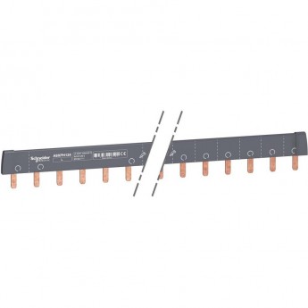 Гребенчатая шинка 1П (L1…) 24 МОД.18ММ 100А разрезаемая