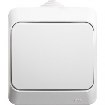 Переключатель 1-клавишный SCHNEIDER ELECTRIC ЭТЮД IP44 10 АХ, белый, Россия