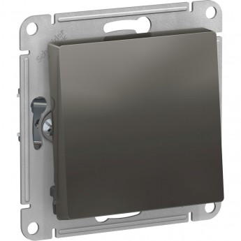 1-клавишный переключатель SCHNEIDER ELECTRIC ATLASDESIGN, 10АХ, механизм, СТАЛЬ