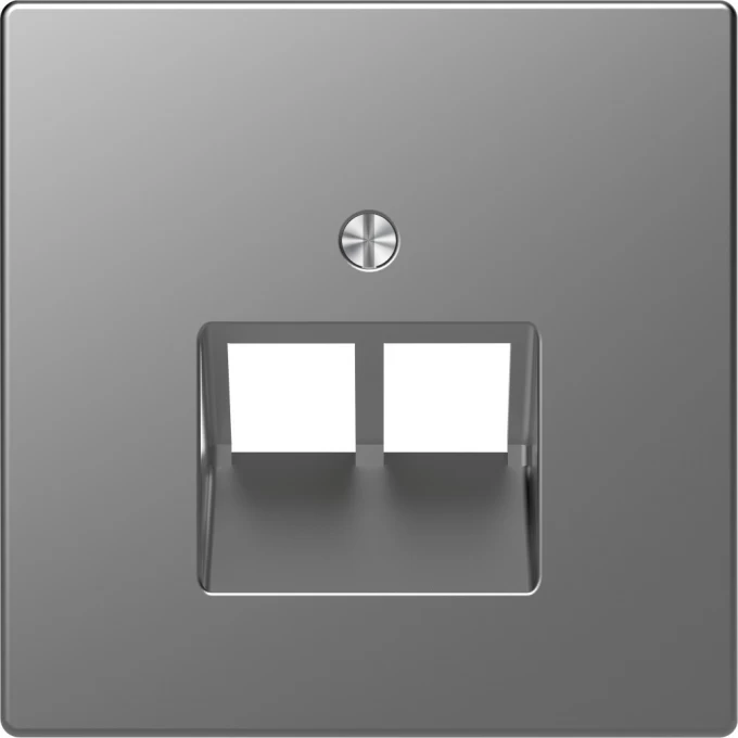 Центральная накладка SCHNEIDER ELECTRIC MERTEN D-LIFE для розетки 2-ной RJ45, НЕРЖ. СТАЛЬ MTN4522-6036 Центральная накладка SCHNEIDER ELECTRIC MERTEN D-LIFE для розетки 2-ной RJ45, НЕРЖ. СТАЛЬ MTN4522-6036