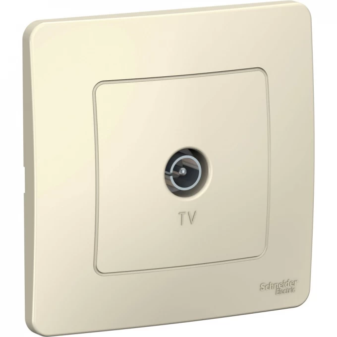 Коннектор ТВ SCHNEIDER ELECTRIC BLANCA, МОЛОЧНЫЙ BLNTS000012 Коннектор ТВ SCHNEIDER ELECTRIC BLANCA, МОЛОЧНЫЙ BLNTS000012
