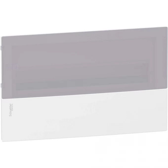Щит встраиваемый SCHNEIDER ELECTRIC MINI PRAGMA с дымчатой дверцей 1РЯД/18МОД,IP40,IK07,63А,2 клеммы,Италия MIP22118T
