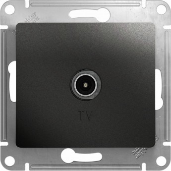 TV антенна коннектор SCHNEIDER ELECTRIC GLOSSA, механизм, АНТРАЦИТ