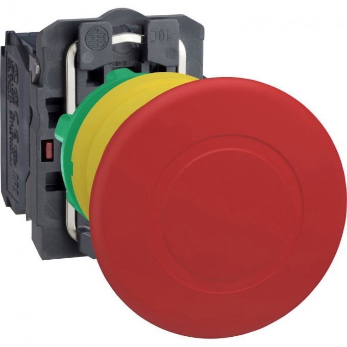 Кнопка аварийной остановки SCHNEIDER ELECTRIC HARMONY XB4 красная с возвратом и поворотом 2НЗ XB5AS8444