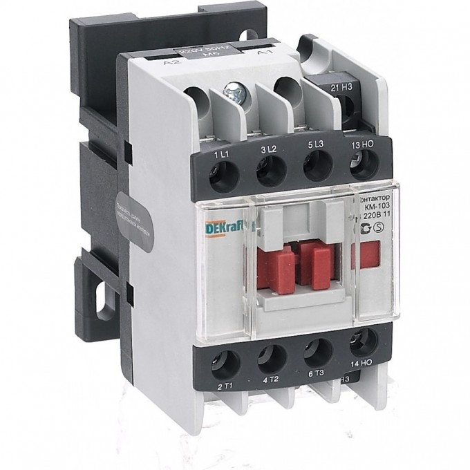 Контактор SCHNEIDER ELECTRIC DEKRAFT 12А 36В АС3 1НО+1НЗ КМ-103 22106DEK