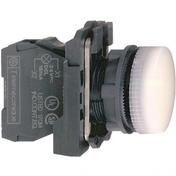 Сигнальная лампа SCHNEIDER ELECTRIC HARMONY XB5 22ММ 24В белая