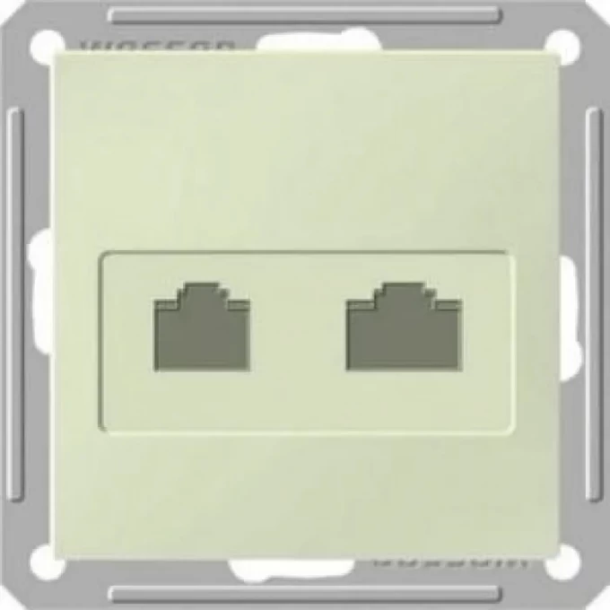 Розетка двойная SCHNEIDER ELECTRIC W59 RJ11+RJ45, 160В, 1А, кат.5E, механизм, слоновая кость RSI-251TK5E-2-86 Розетка двойная SCHNEIDER ELECTRIC W59 RJ11+RJ45, 160В, 1А, кат.5E, механизм, слоновая кость RSI-251TK5E-2-86