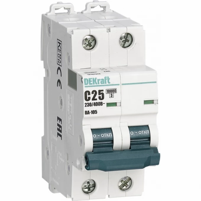 Автоматический выключатель SCHNEIDER ELECTRIC DEKRAFT ВА105-2P-004A-C 13162DEK Автоматический выключатель SCHNEIDER ELECTRIC DEKRAFT ВА105-2P-004A-C 13162DEK