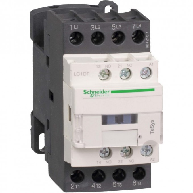 Контактор SCHNEIDER ELECTRIC TESYS D 4P (4НО),АС1 40 А,НО+НЗ,220V 50/60 ГЦ, LC1DT40M7