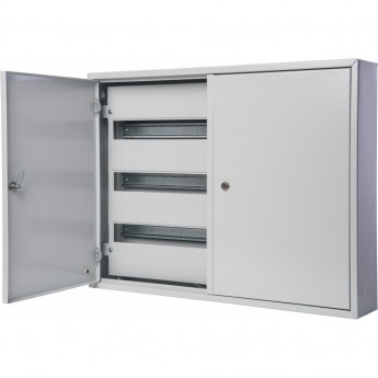 Корпус металлический навесной двудверный DEKRAFT 520х685х120, 90 мод., IP31