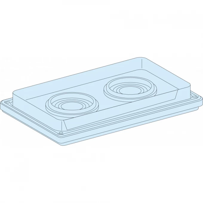 Сальниковая панель SCHNEIDER ELECTRIC PRISMA с 2 отверстиями диаметром 33 - 72 ММ, IP55 08899
